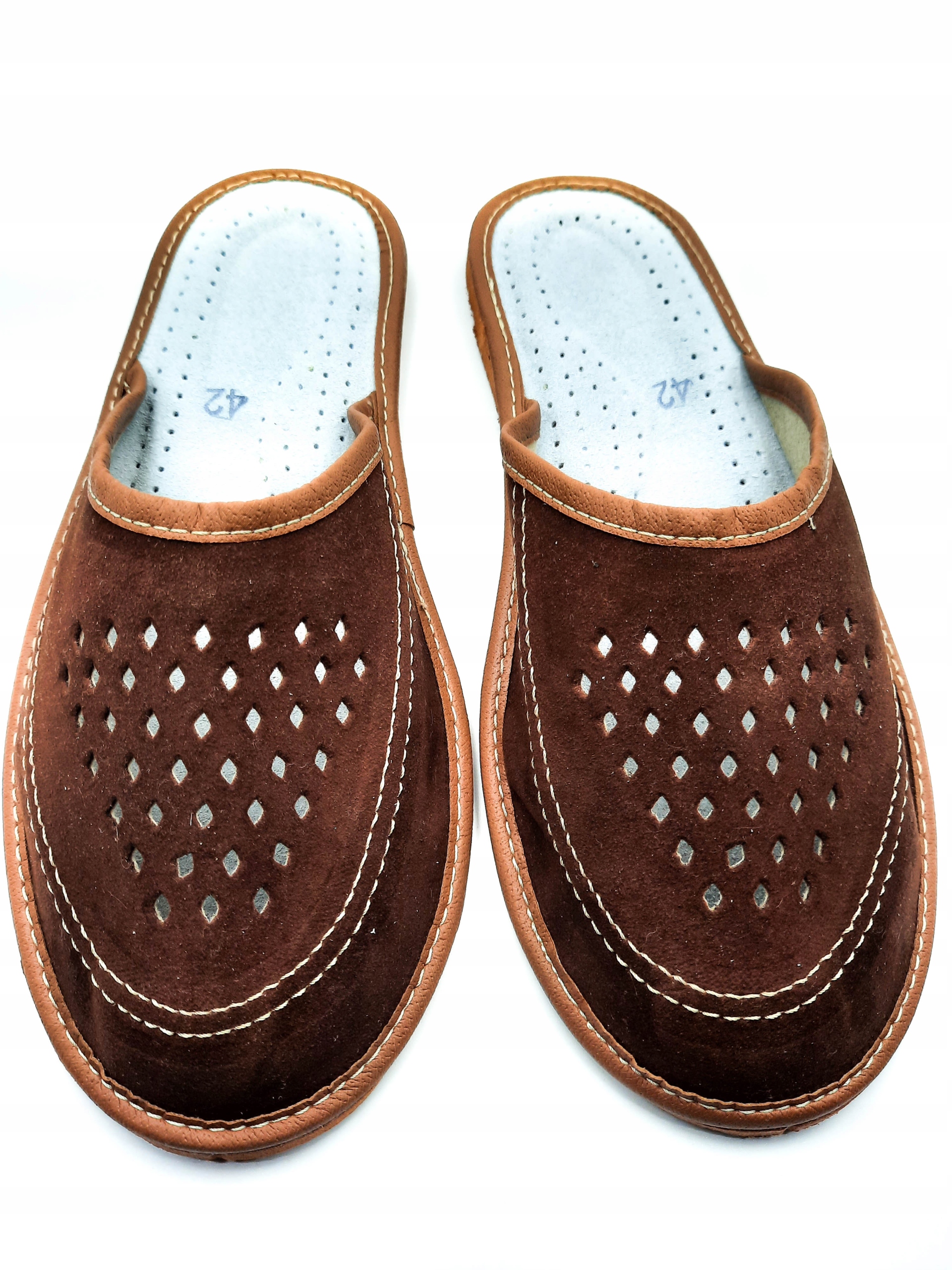 KAPCIE GÓRALSKIE ZAMSZOWE - MĘSKIE Kolor podeszwy beżowy