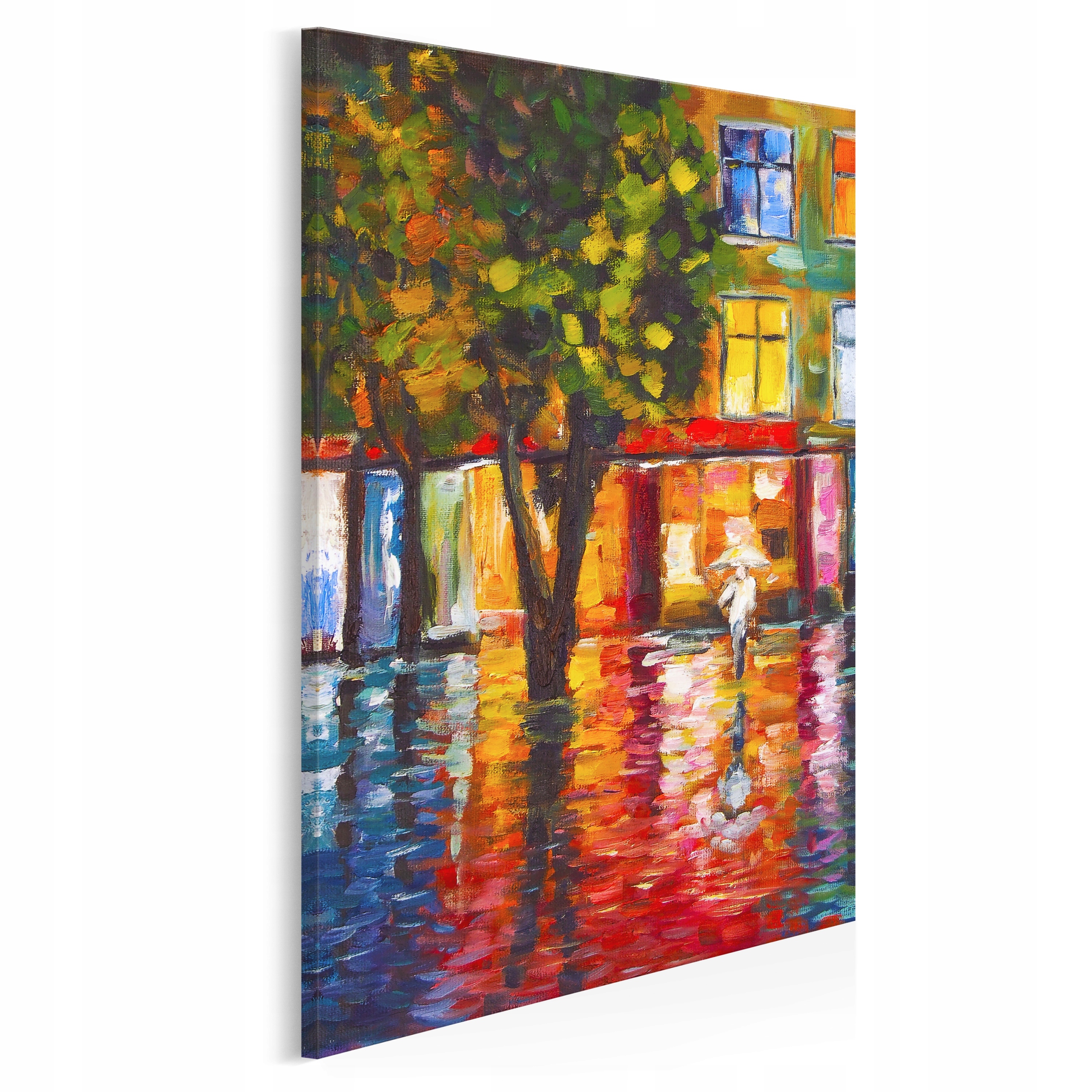 

78804 Obraz do salonu Ulica Odbicie Postać