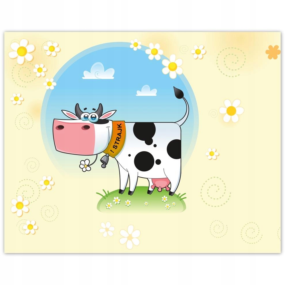 

Plakat 50x40 Krowa nie zmienia zdania