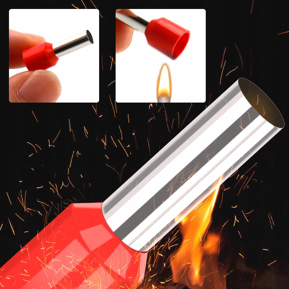 Zestaw KABLOWA TULEJKI Sztukami Końcówki Elektryczne 2000szt Producent bez marki