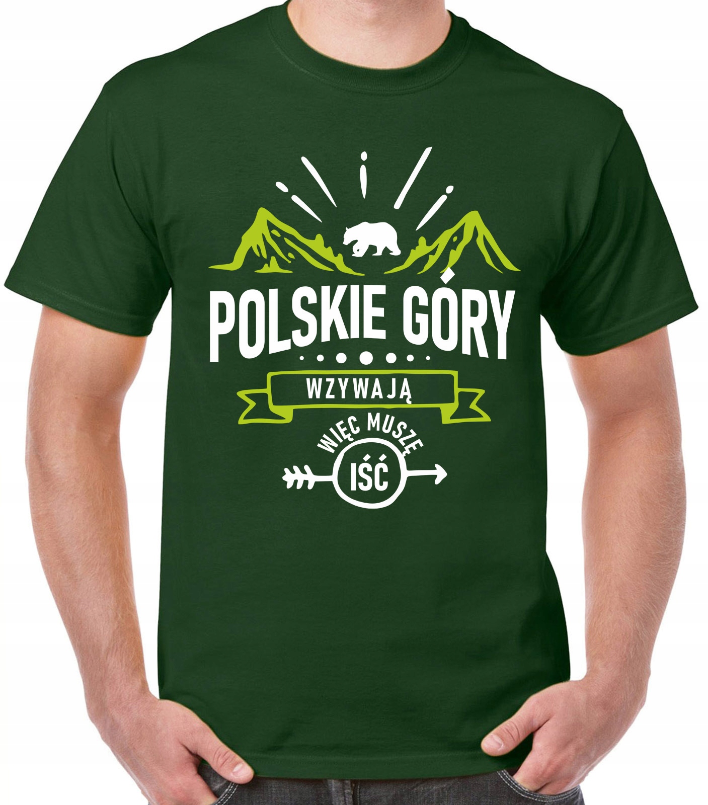 

koszulka z nadrukiem polskie góry, góry muszę iść