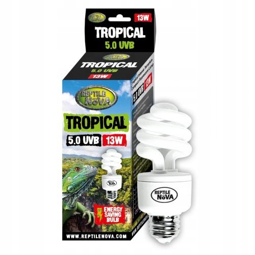 

Reptile Nova Żarówka Uvb 13W 5.0 Tropical