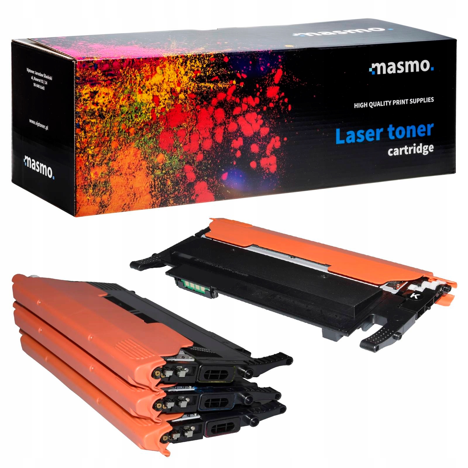 4x Toner Pro Samsung CLT-K406S CLP-365W CLX-3305FN