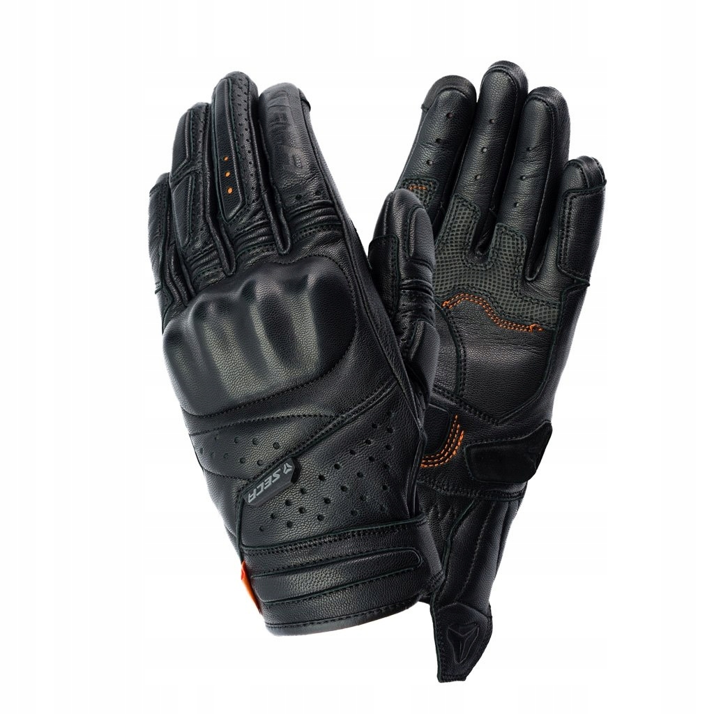 Seca Motocyklové Rukavice Ghost D3O Čierne XL