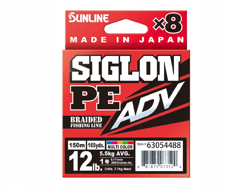 Sunline Siglon Pe Adv x 8 Pe 0.8 błękitna 150m