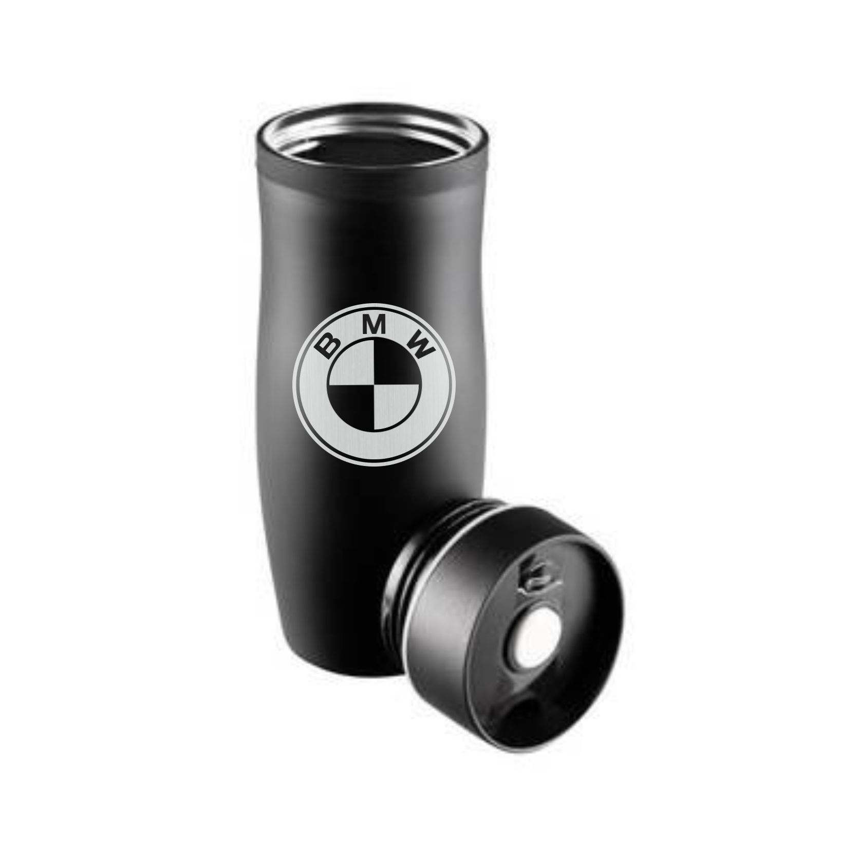 Czarny Kubek Termiczny z Grawerem Bmw , Mercedes itp.