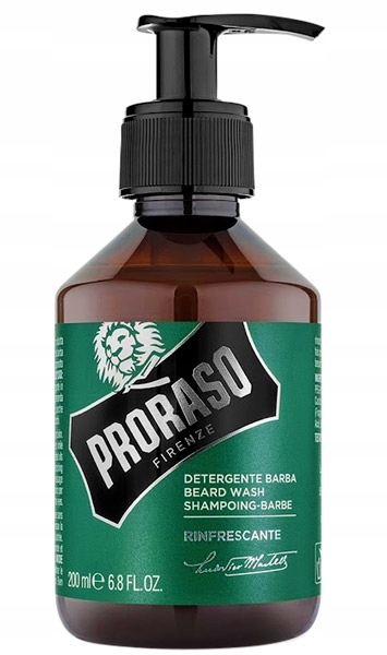 Szampon do brody PRORASO Refreshing Pielęgnujący 200ml Beard Shampoo