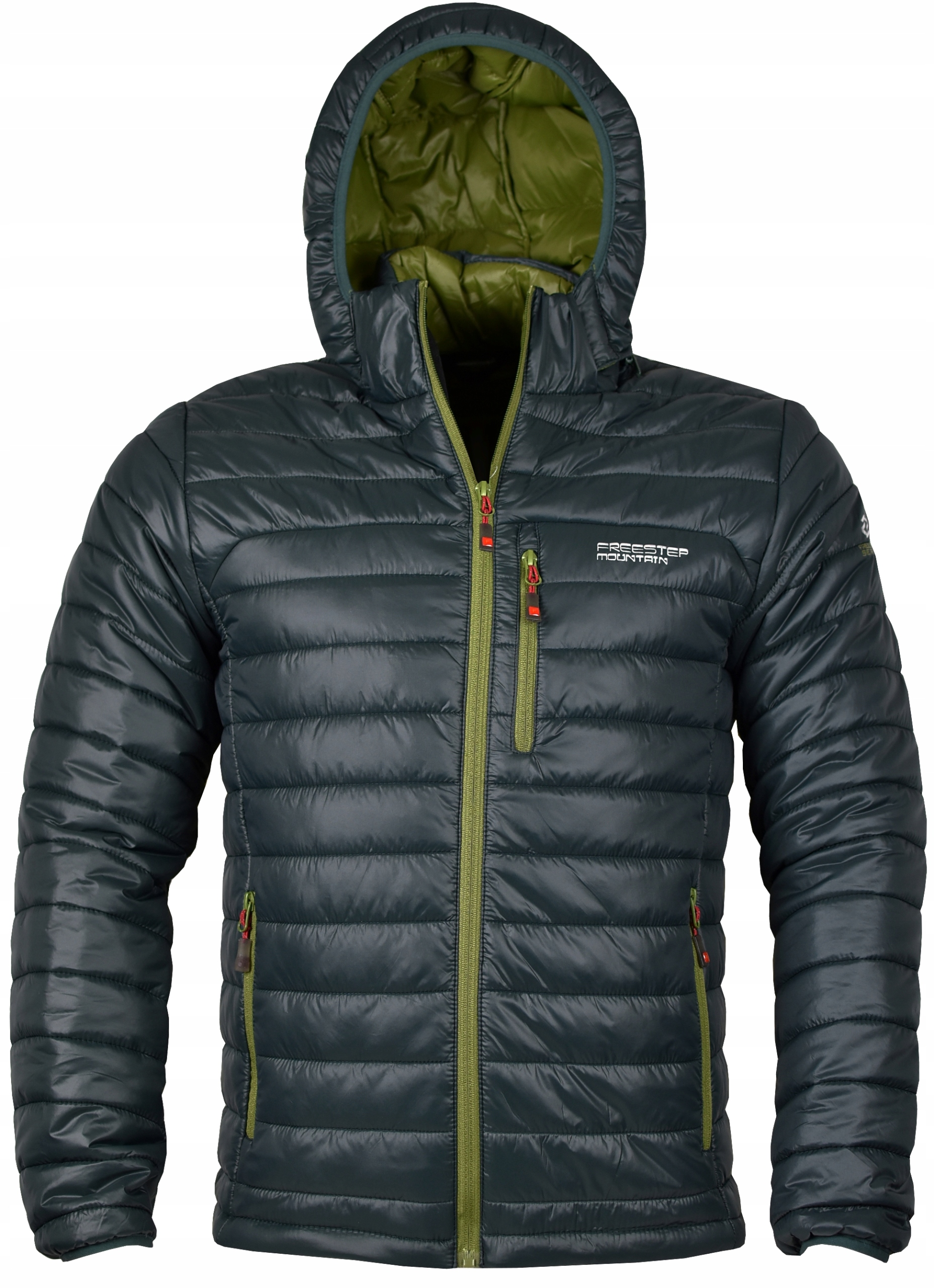 

3XL-KURTKA Męska Pikowana Wiosenna Zielona BK144