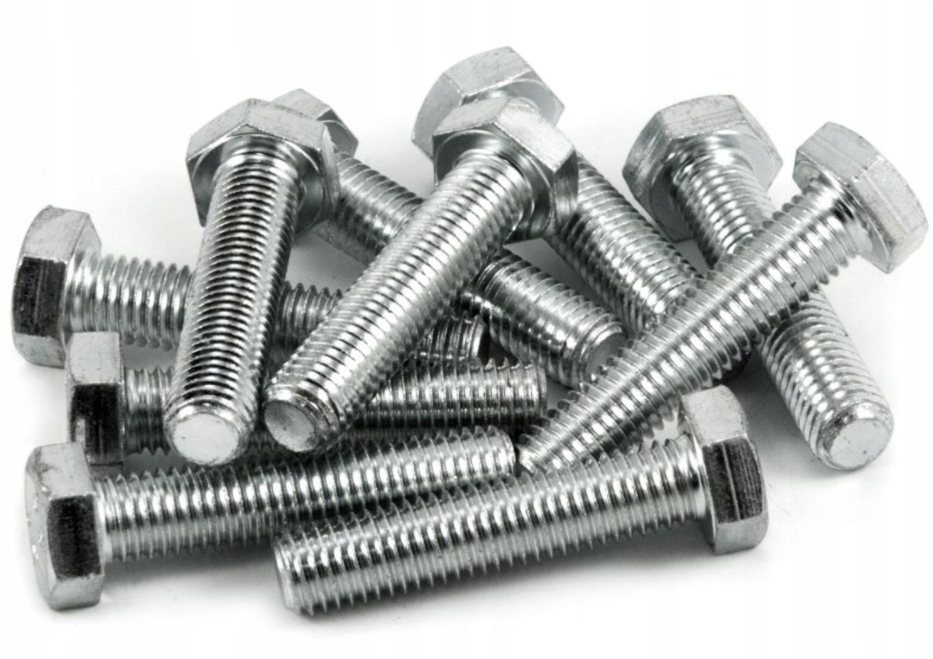 ŚRUBA Z ŁBEM SZEŚCIOKĄTNYM DIN 933 kl 8.8 ZN M4x 30mm 100szt