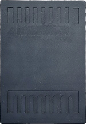 Chlapacz błotnik przyczepki guma tłoczony 250x375 mm