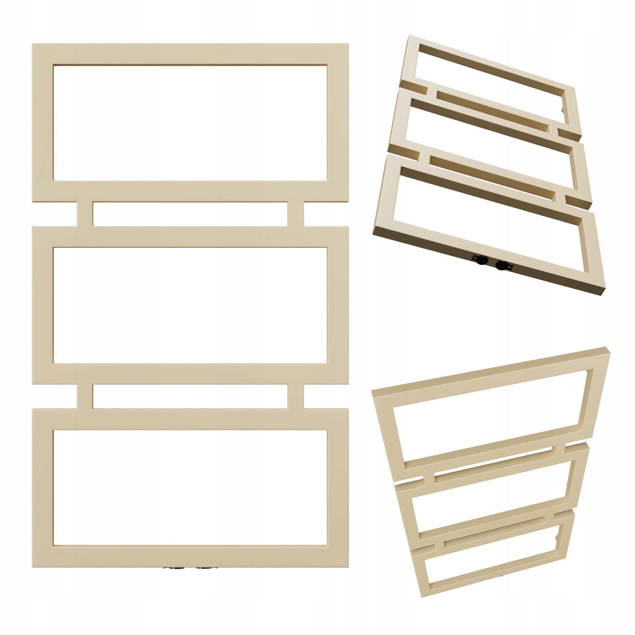 Dekorativní radiátor Glamur 1000x380 quartz 1