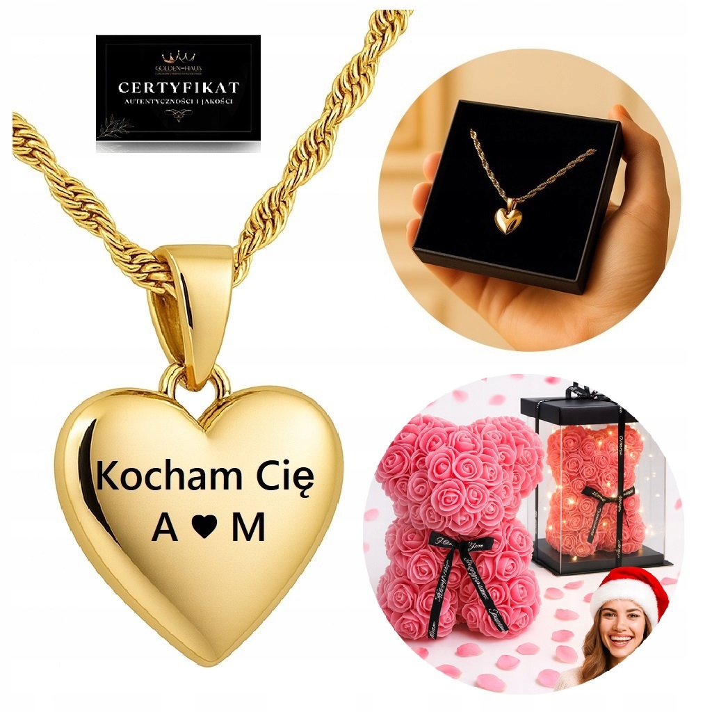 Dárková Sada Pro Dívku K Narozeninám, Srdce Gravírování Led Medvídek Z Růží