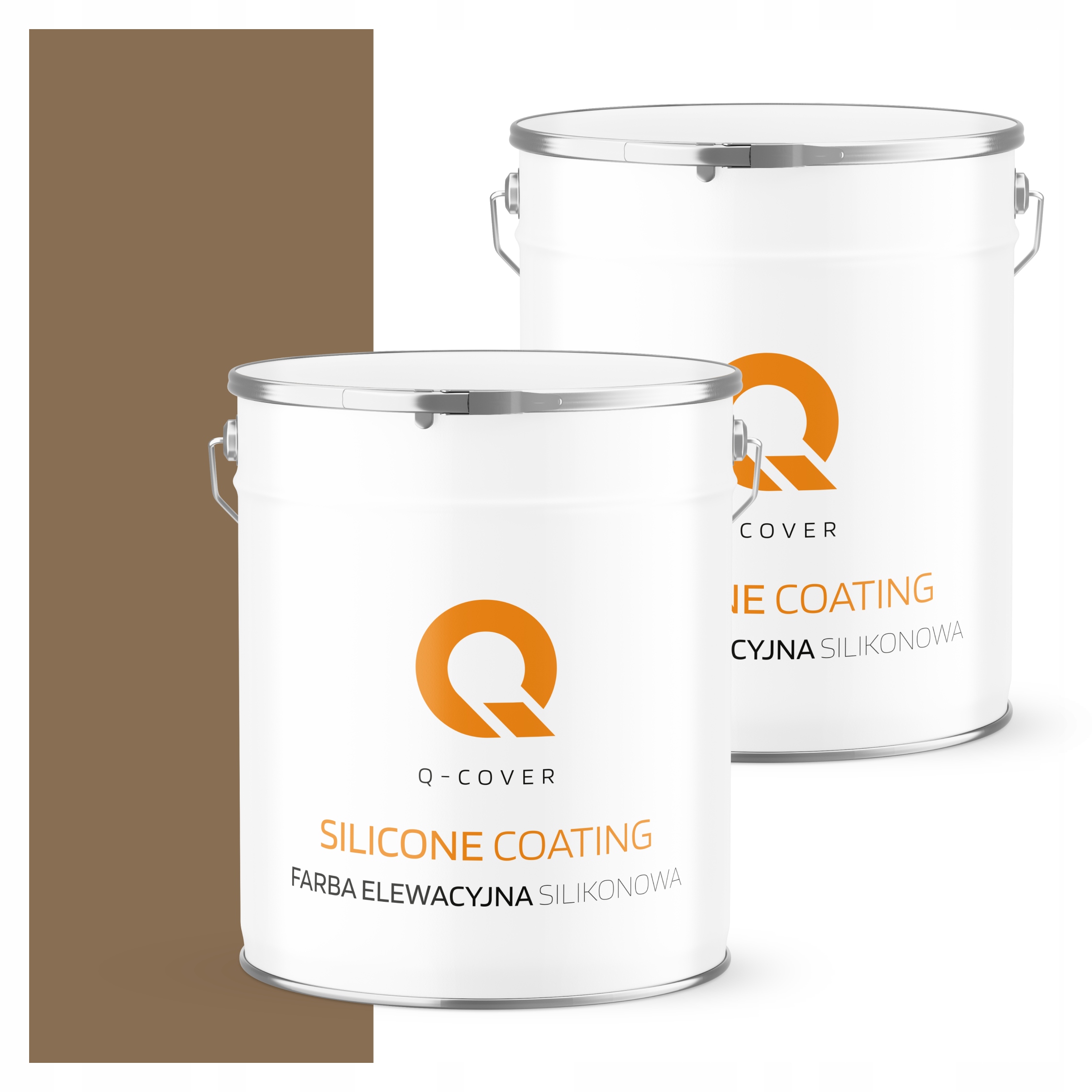 Fasádna farba 5L silikónová Uv farba Kakaová farba