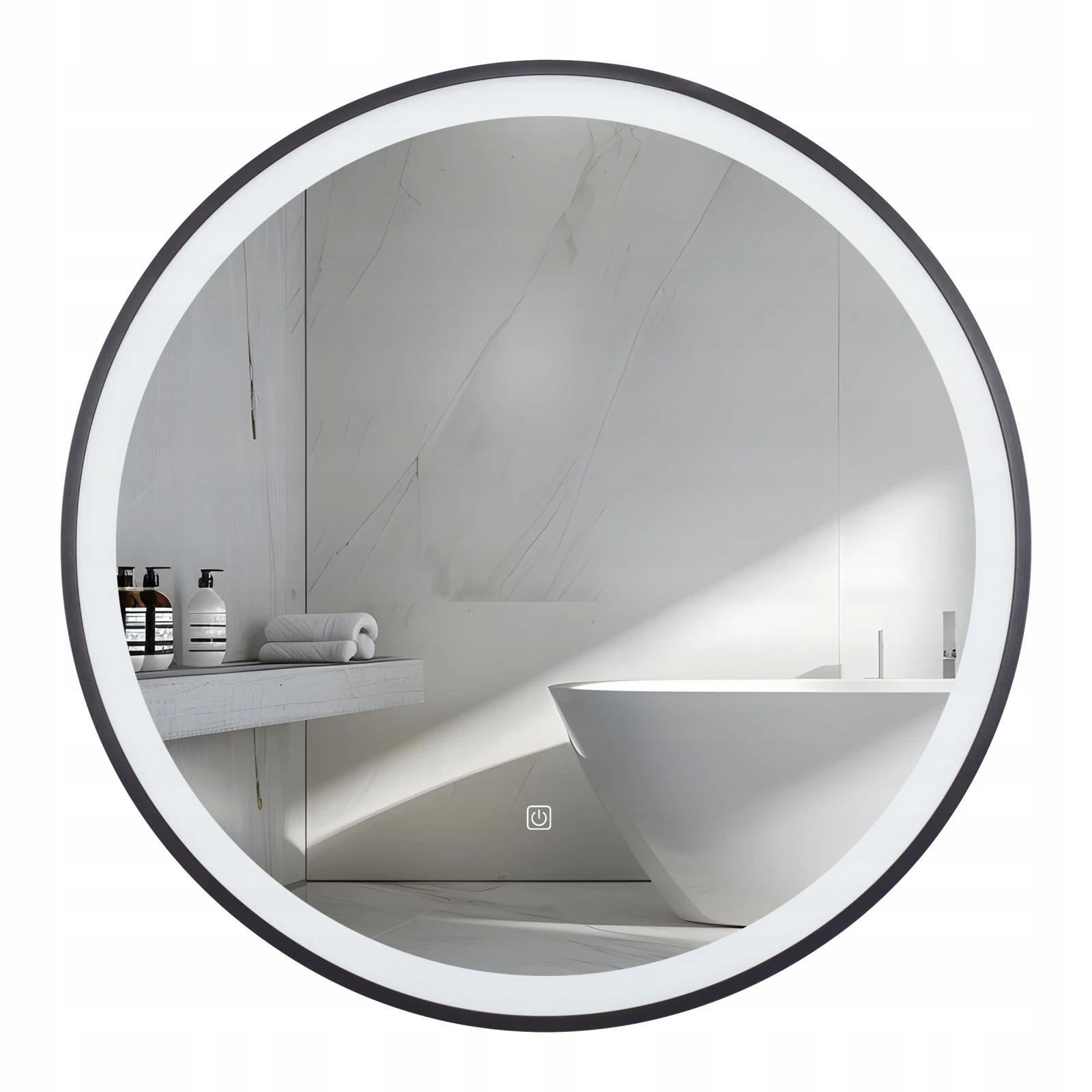 Lustro ścienne Balneo koło 70 x 70 mm Kod producenta L0101010403-2