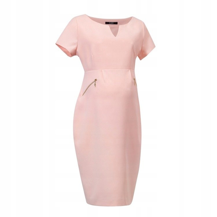 Těhotenské Šaty Tika 9fashion růžové elegantní bavlněné pro maminky