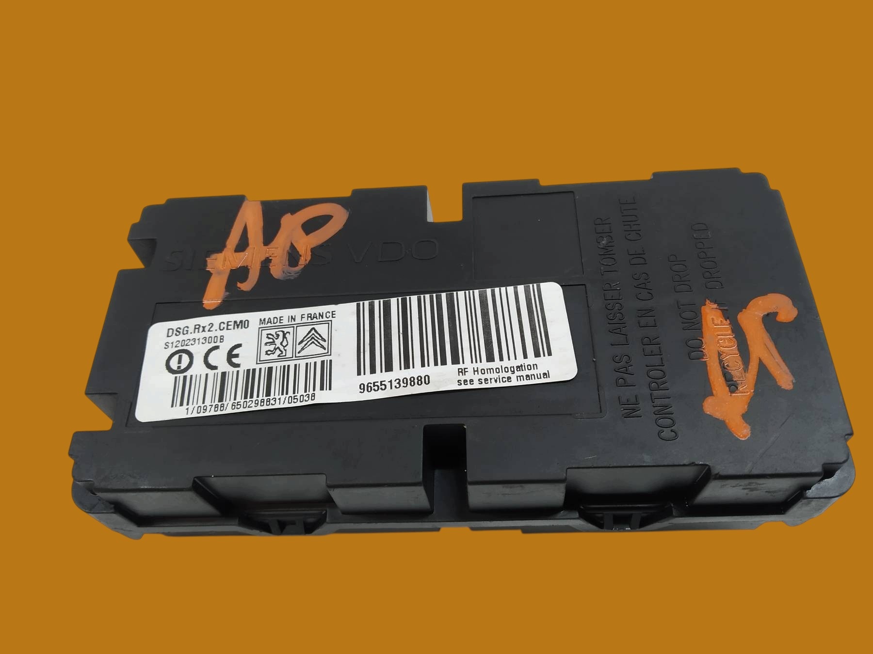 modulo pressione W OPONACH 9655139880 Citroen C4 e (2004-2010)