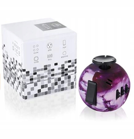 FIDGET Toy CUBE KOSTKA ANTYSTRESOWA Galaktyka Marka inna