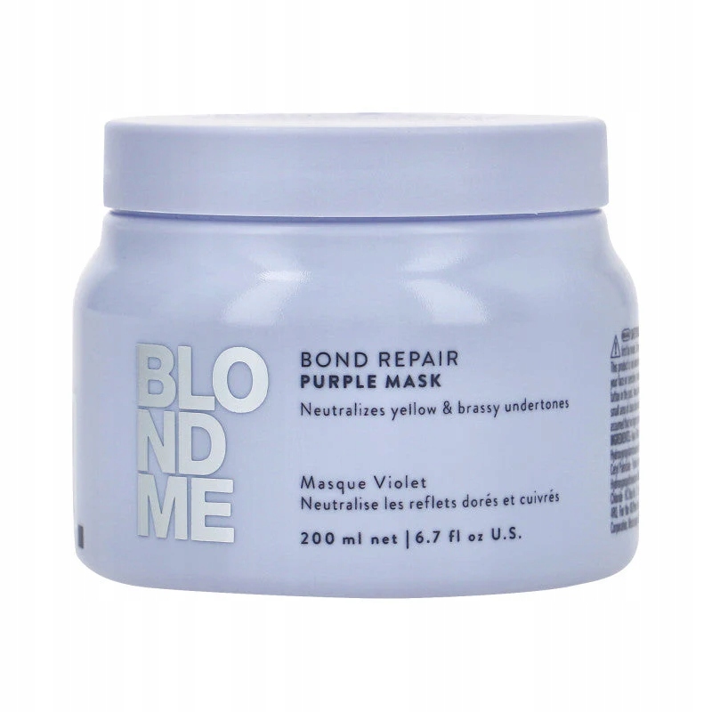Schwarzkopf Blondme Purple maska 200 Ml blond