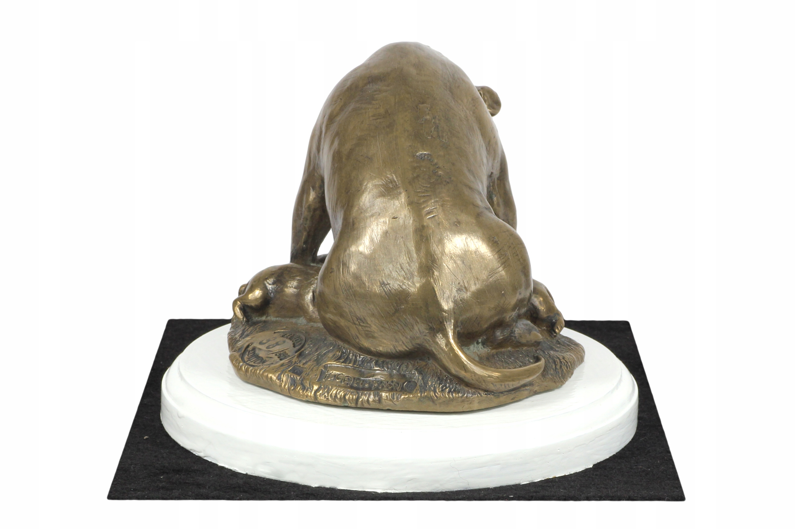 Staffordshire Bull Terrier matka figúrka psa na stôl, soška, socha