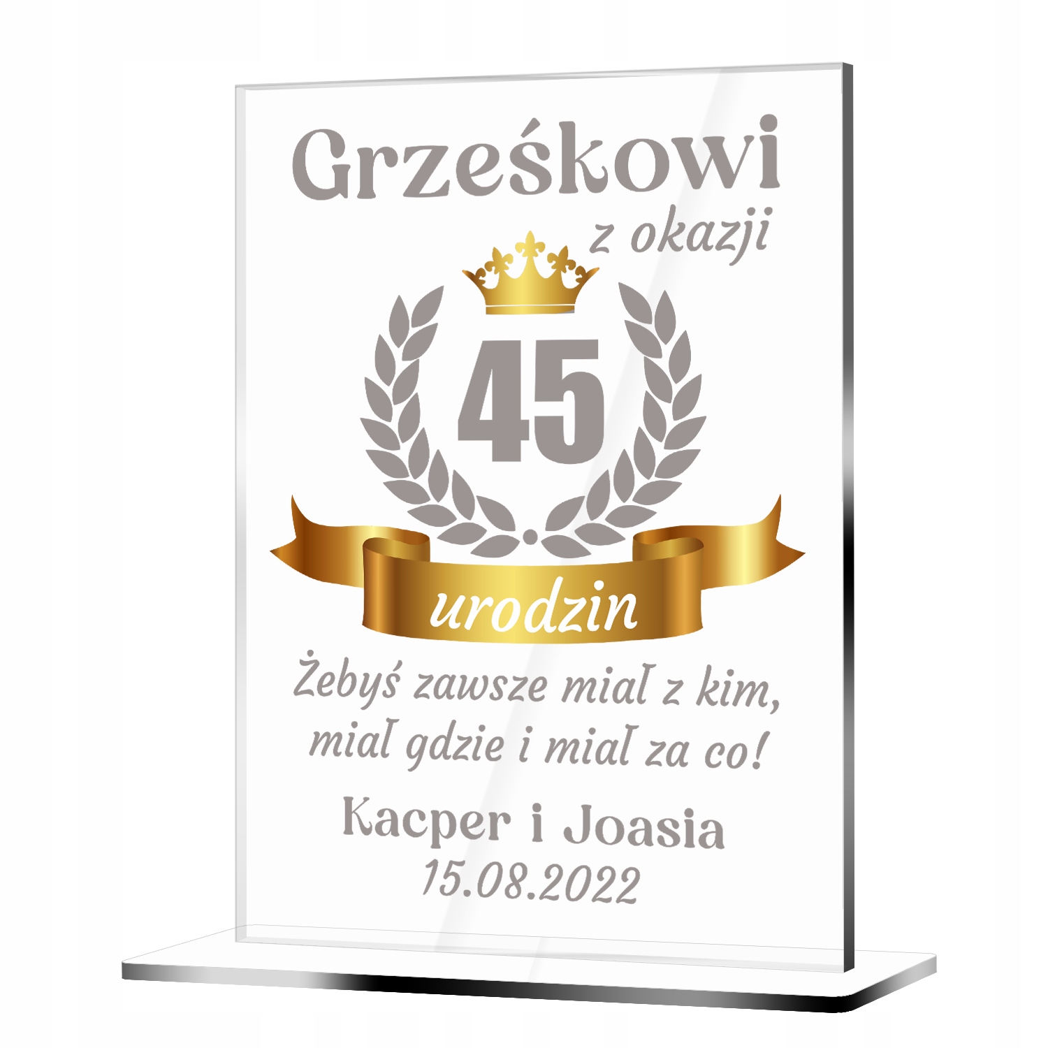 

Statuetka Pamiątka Na Urodziny Przent Upominek