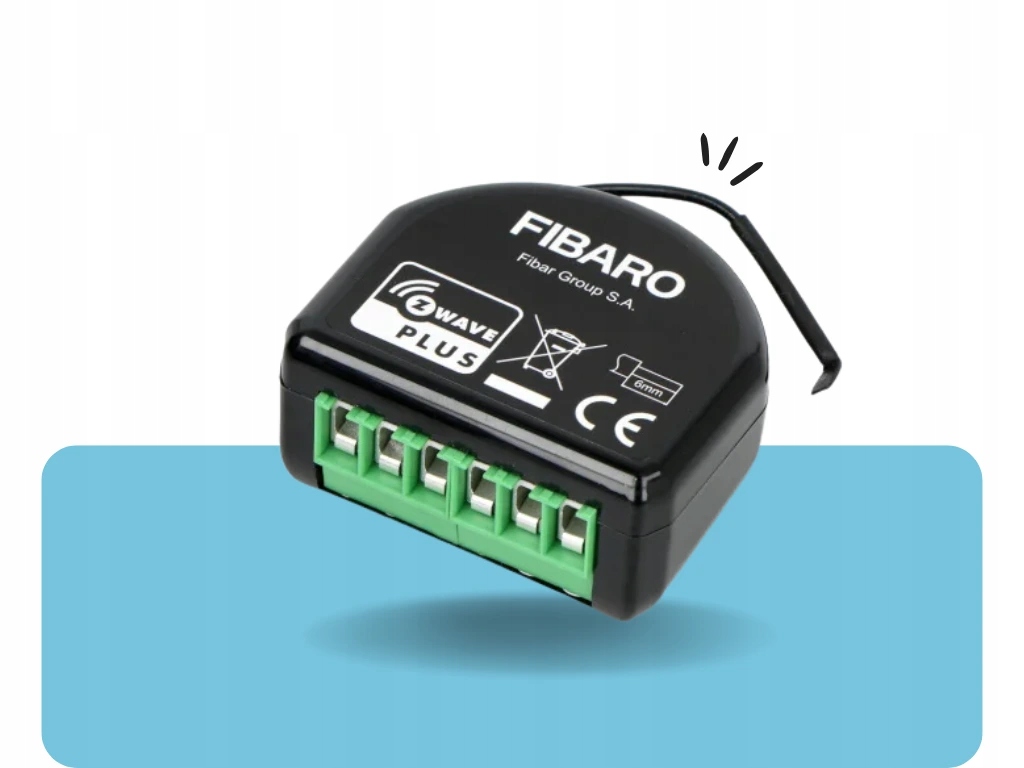 Fibaro spínací double smart modul Bezpotenciál
