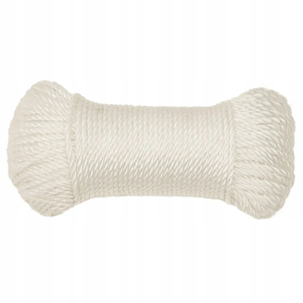 Linka robocza biała 6 mm 50 m polipropylen Marka VidaXL