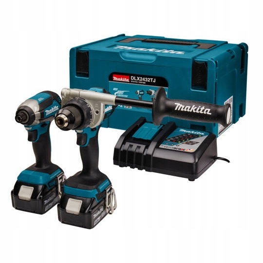 Makita Komplet Combo 18V DLX2432TJ (DDF486+DTD153) 2 x 5,0Ah Makpac