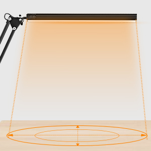 Kreślarska LAMPA BIURKOWA LED OBROTOWE RAMIĘ Marka inna