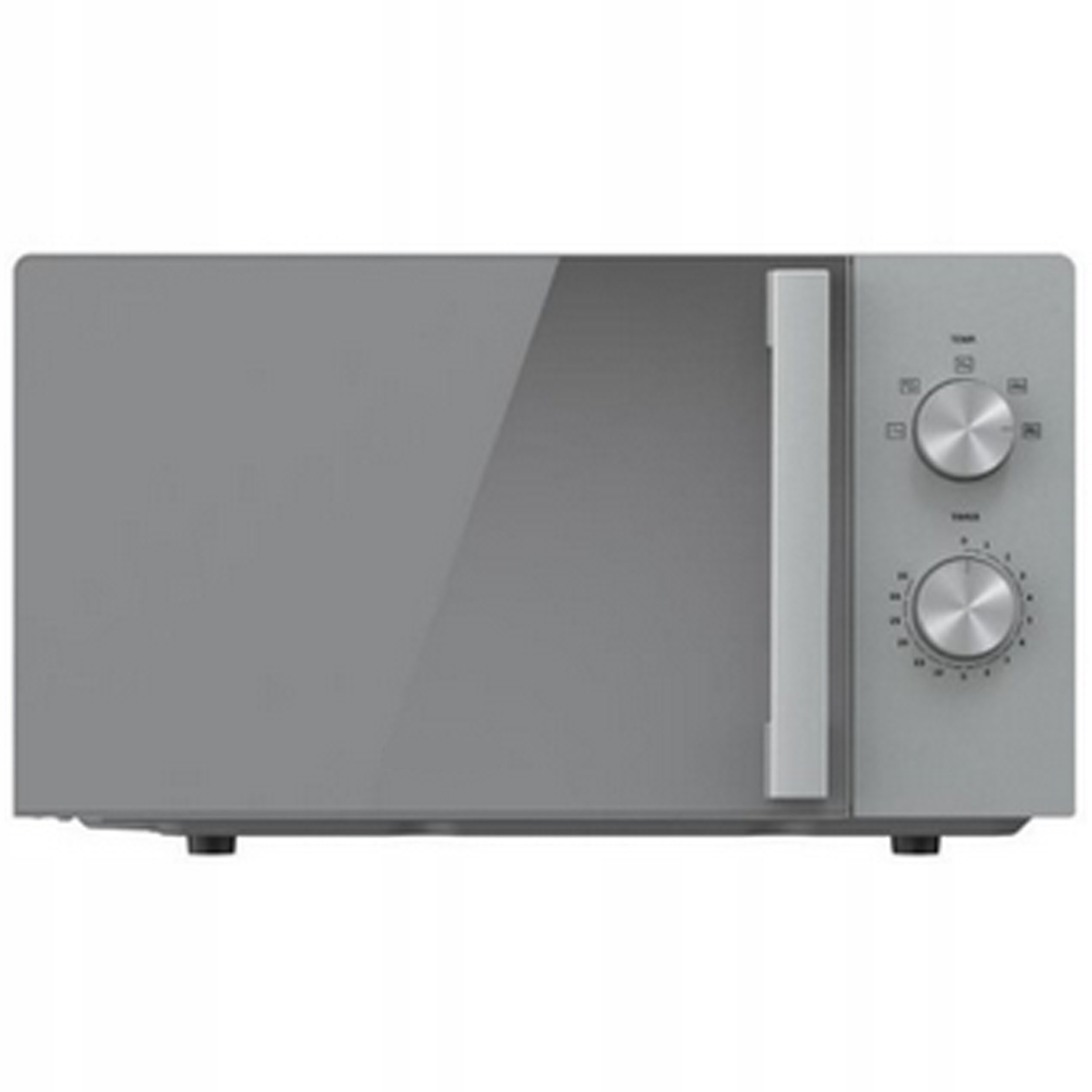 Kuchenka mikrofalowa Srebrna Rozmrażanie 20L 700W 5 poziomów mocy