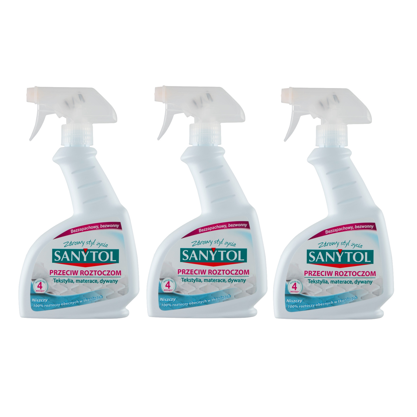 

Spray przeciw roztoczom Sanytol 3x 300 ml