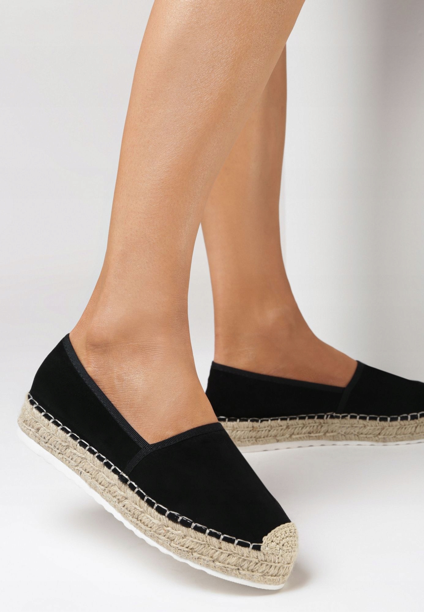 

Born2Be Born2Be Czarne Espadryle damskie Ekozamsz