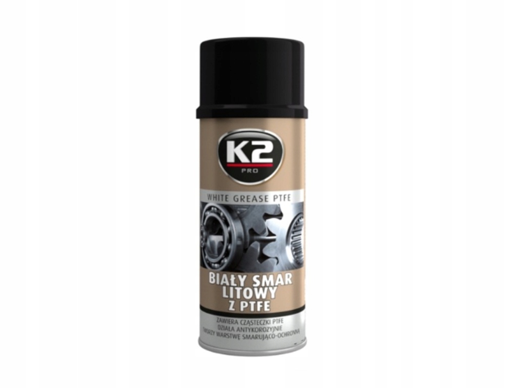 

K2 Biały Smar Spray Redukuje Tarcie Usuwa Wilgoć