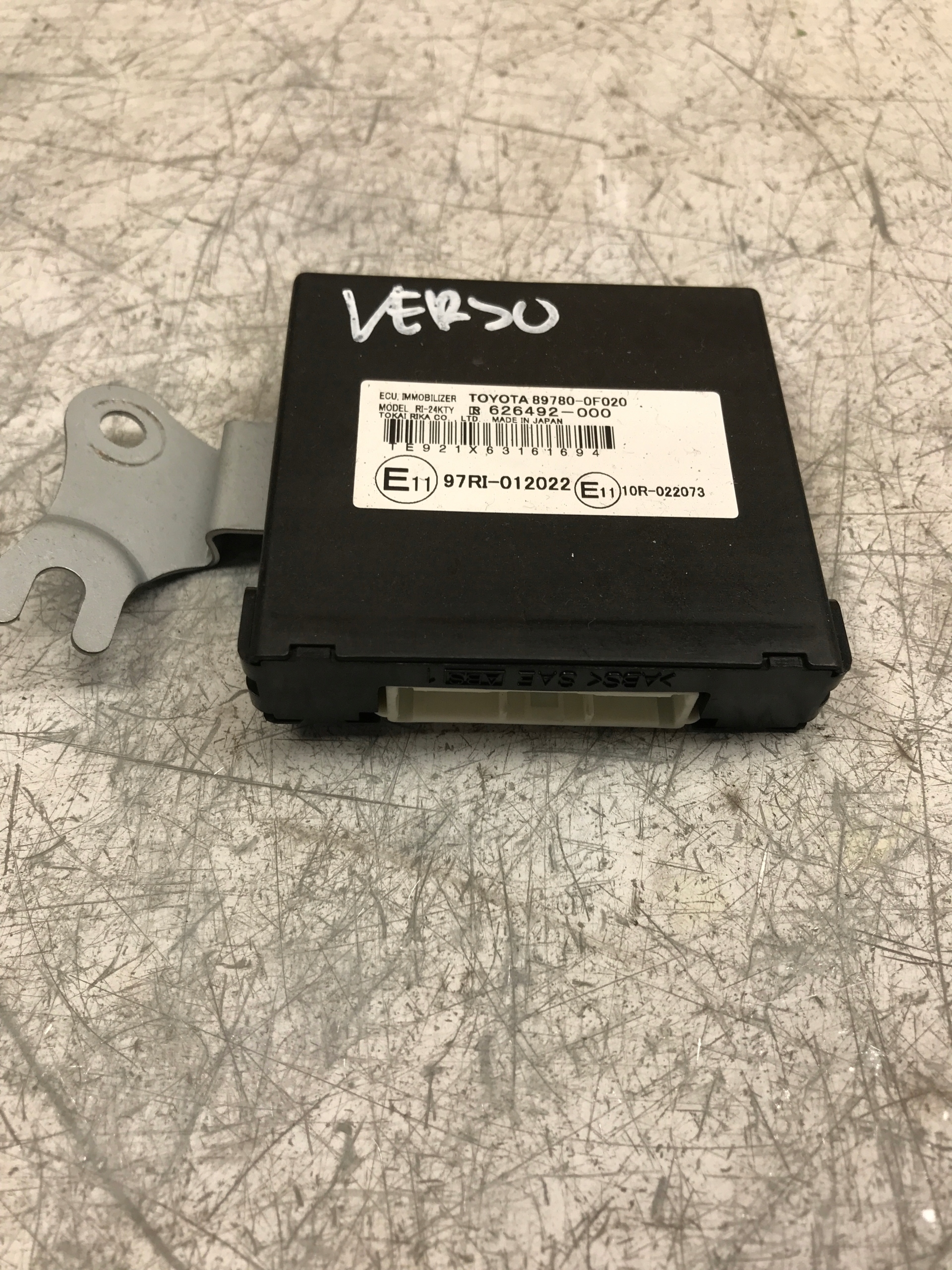 Module IMMOBILIZER COROLLA VERSO II 89780-0F020