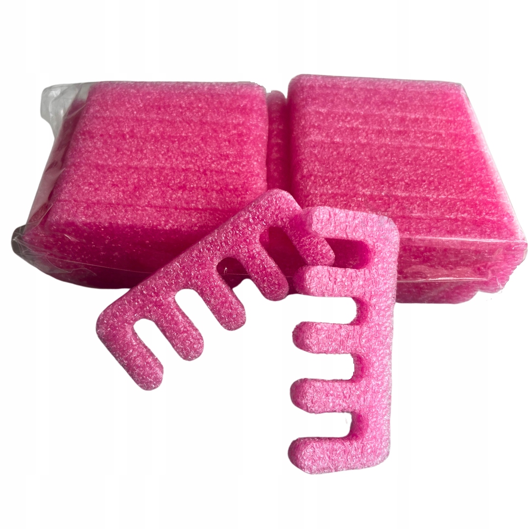 Separatory piankowe pedicure różowe 20par (40szt) Stan opakowania oryginalne