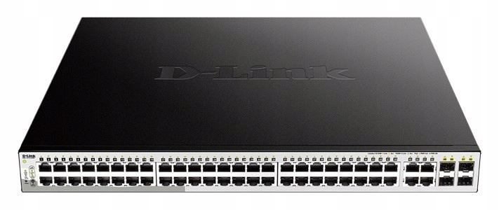 D-Link Prepínač DGS-1210-52MP 48GE PoE+ 4SFP