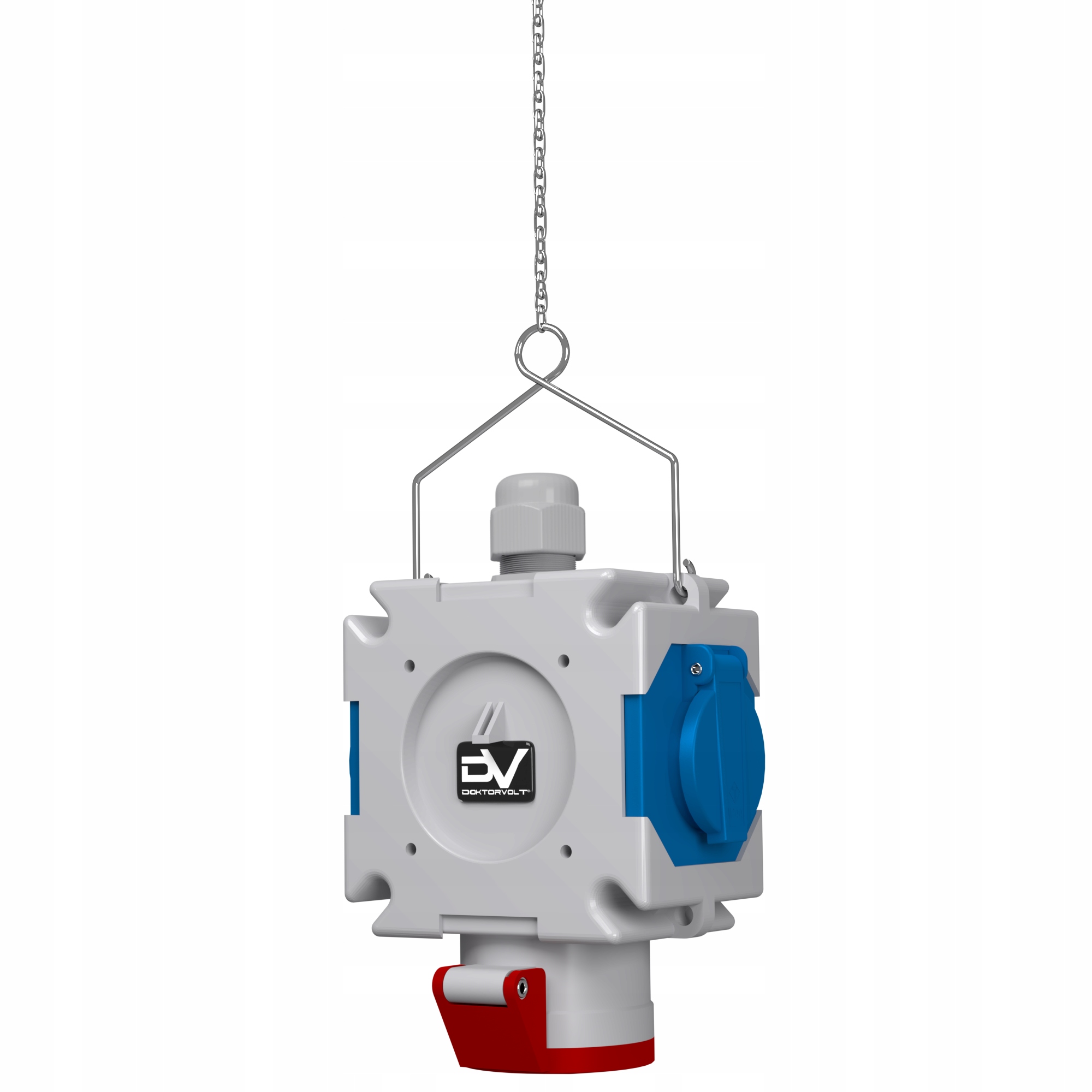 Závesný rozvádzač mDV 16A 2x230V zásuvky Schuko Doktorvolt DV-2695-D