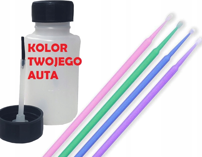 Zaprawka Lakiernicza 4x Aplikator Patyczki Do Rys