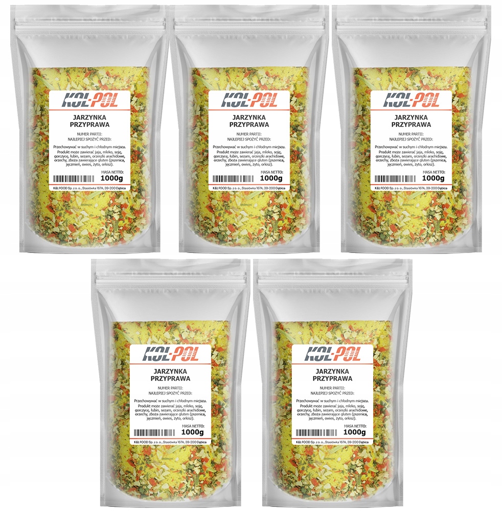 Jarzynka Przyprawa Uniwersalna 5kg Warzywna aromatyczna jakość Kol-Pol