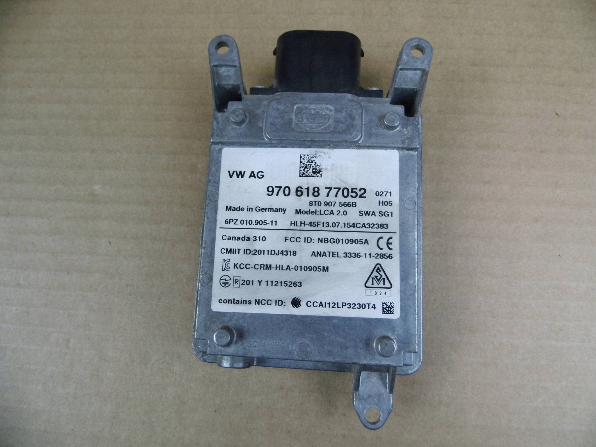 Porsche Panamera module control unit radar asystent supports ruch 97061877052