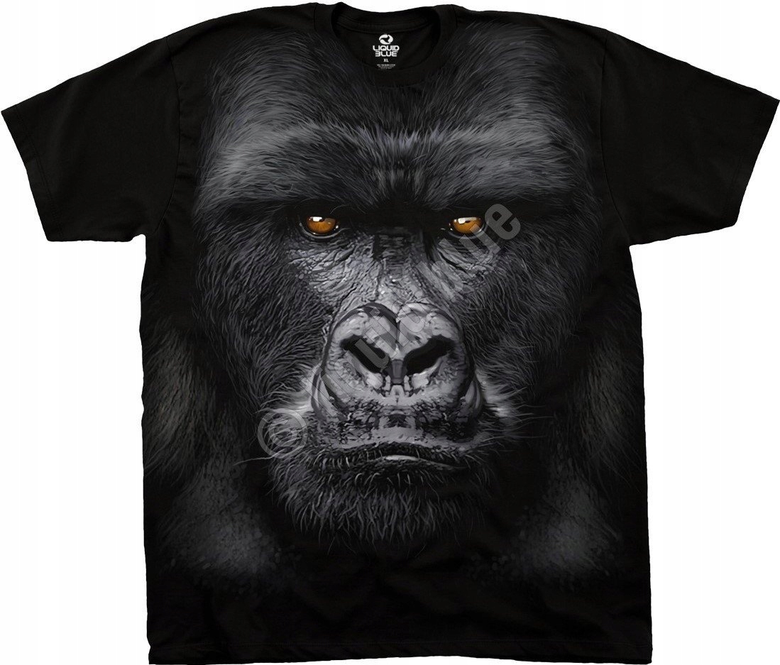 Majestátní gorila tekutá modrá M