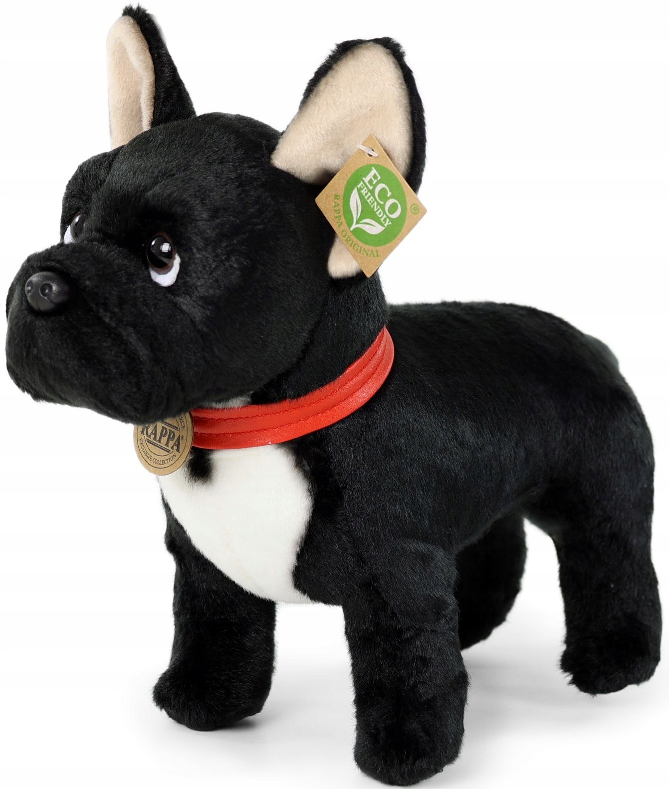 

Maskotka Pies Buldog Francuski Czarny Realistyczny