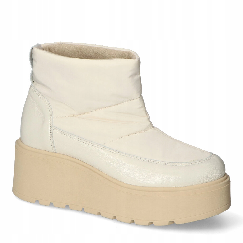 Nicole 2953 Béžové Kotníkové Boty 36