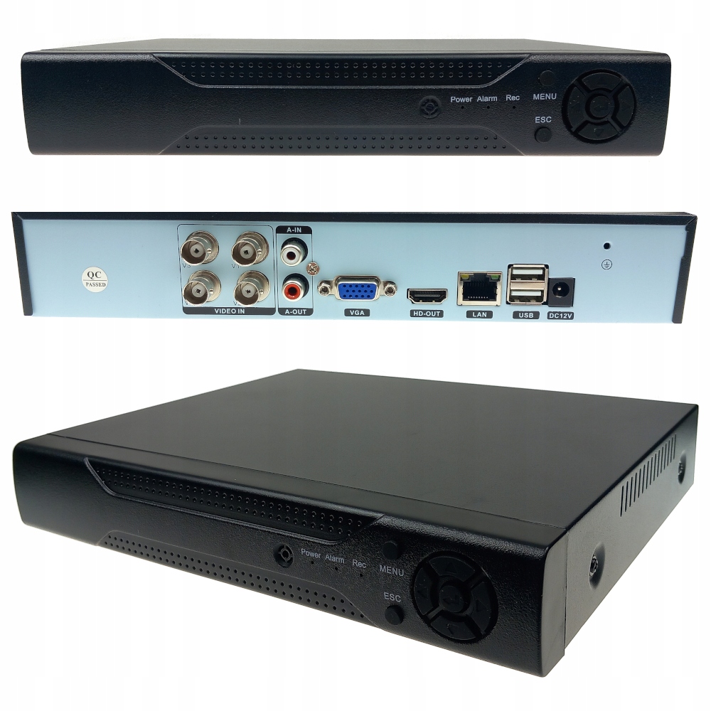 ZESTAW DO MONITORINGU 4 KAMERY FULL HD 2MPX ZEWNĘTRZNE IP65 Kod producenta 1243