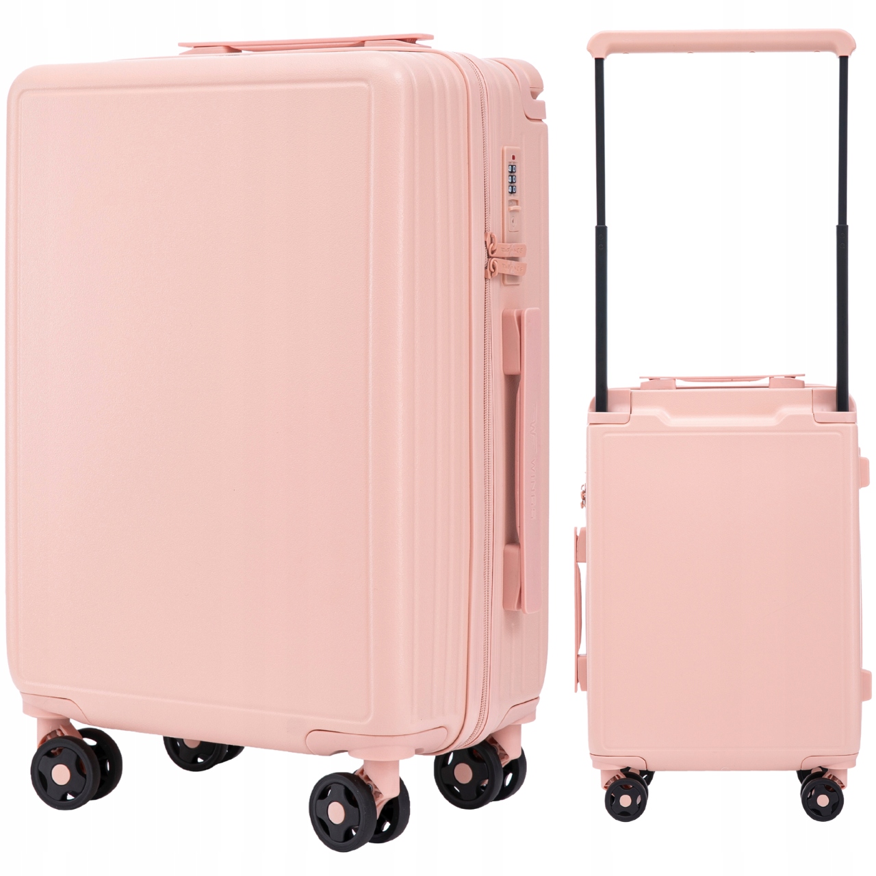 Kufr Malý S Cestovní na 4 kolečkách Kabinový Tvrdý Zavazadlo Abs Wings