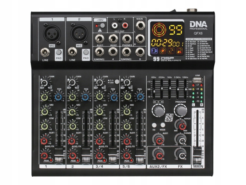 Mikser audio Dna QFX6