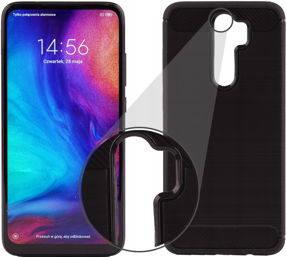 

Trwałe Etui Xiaomi Redmi Note 8 Pro Pokrowiec Case