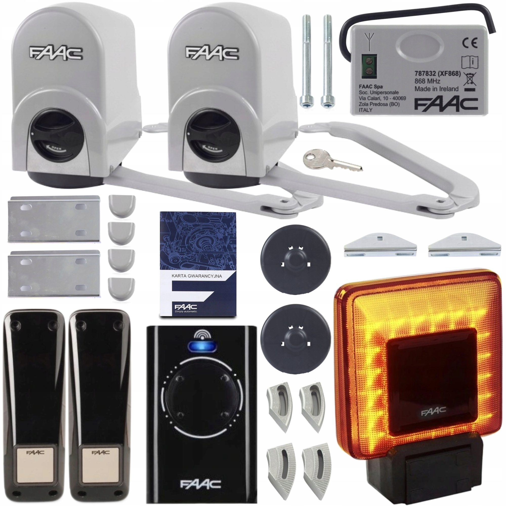 Sada pro brány Faac Energy 391 Pilot Lampa Xled