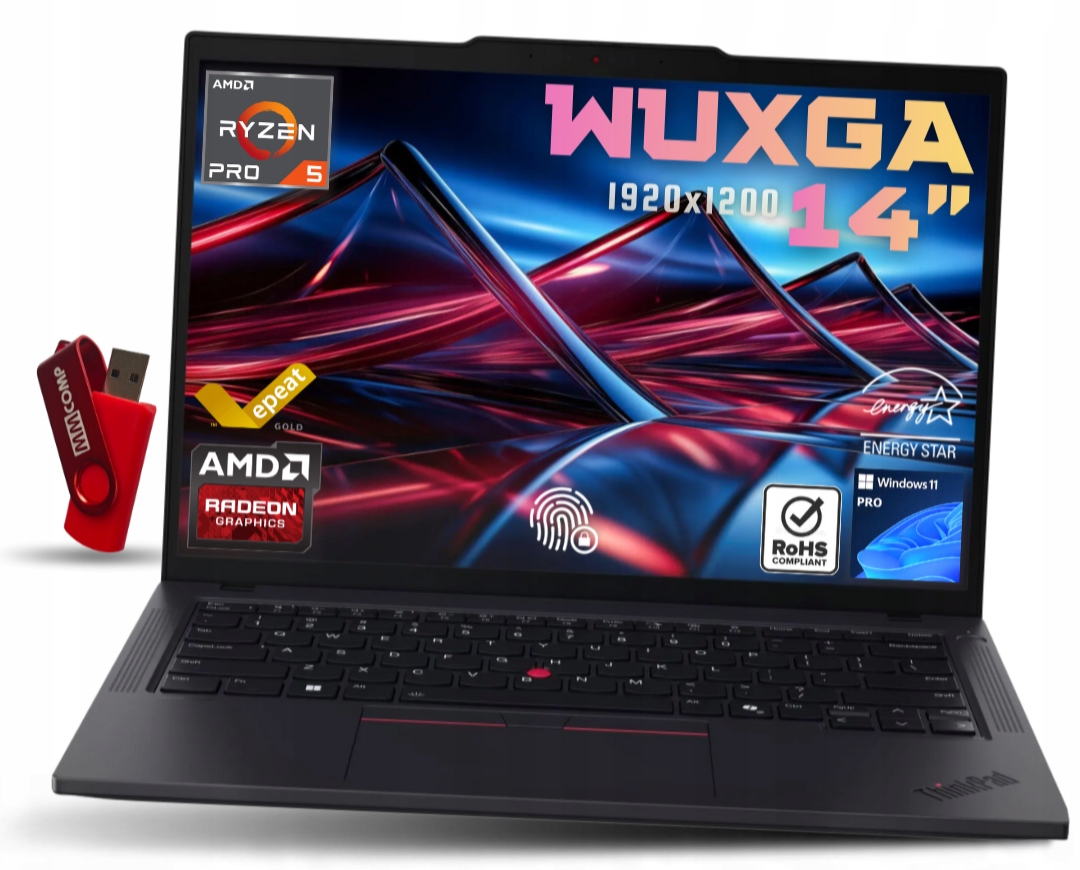 Laptop Lenovo ThinkPad P14s G5 Ryzen 5 Pro 8640HS 64GB 4TB Ssd Wuxga Ips