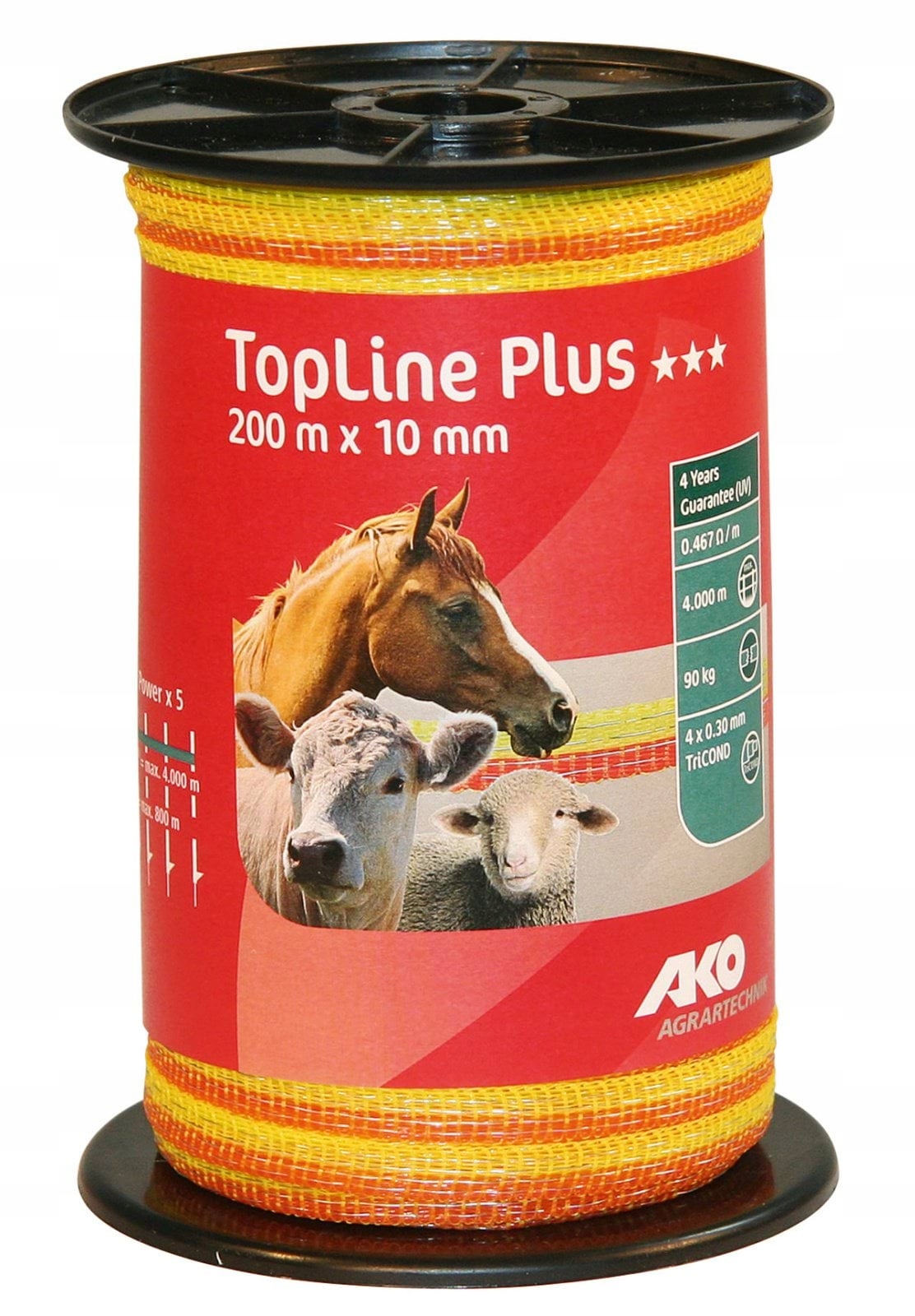 Stínící Panelové Pásy Top Line Plus Tricond 200 m x 10 mm Žluto-oranžová