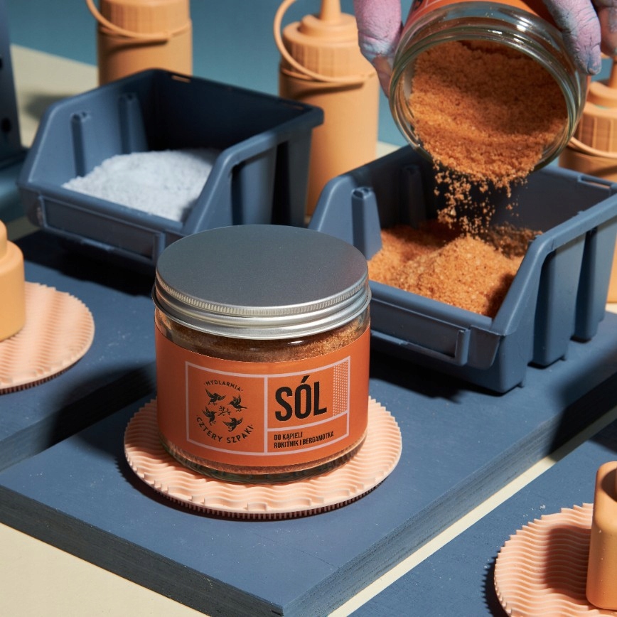 Mydlarnia Cztery Szpaki, sól do kąpieli Rokitnik i Bergamotka, 320 g Rodzaj sól